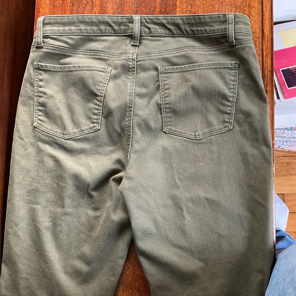 Talbots Slim Ankle Pants in Green - Picture 3 of 4